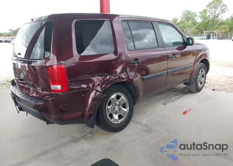 2011 Honda Pilot Lx from USA, damaged, VIN 5FNYF4H26BB018165